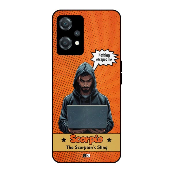 Scorpio Warning Metal Back Case for OnePlus Nord CE 2 Lite 5G