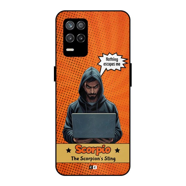 Scorpio Warning Metal Back Case for Realme 8 5G