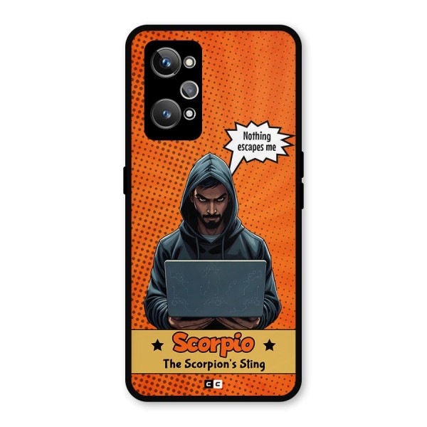 Scorpio Warning Metal Back Case for Realme GT 2