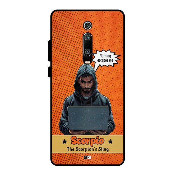Scorpio Warning Metal Back Case for Redmi K20 Pro