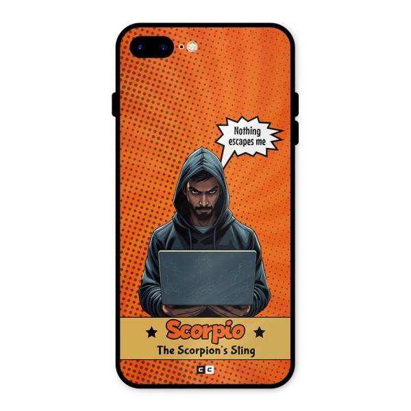 Scorpio Warning Metal Back Case for iPhone 7 Plus