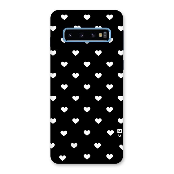 Seamless Hearts Pattern Back Case for Galaxy S10