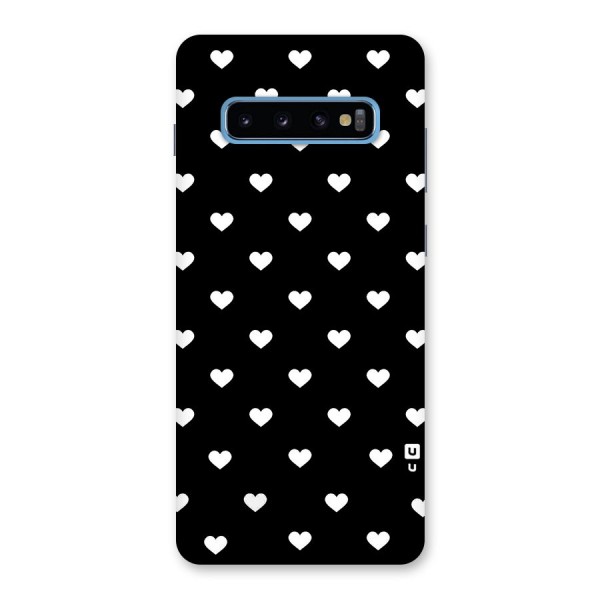 Seamless Hearts Pattern Back Case for Galaxy S10 Plus