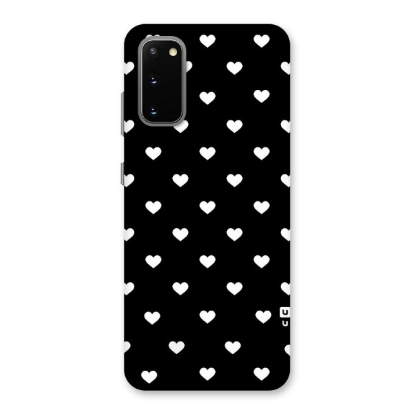 Seamless Hearts Pattern Back Case for Galaxy S20