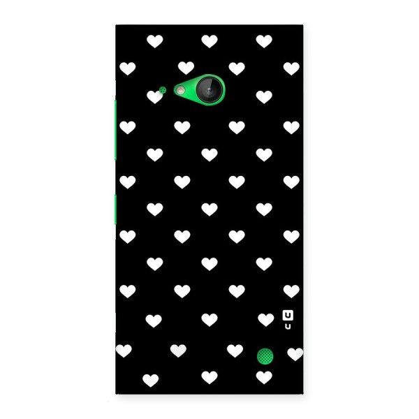 Seamless Hearts Pattern Back Case for Lumia 730