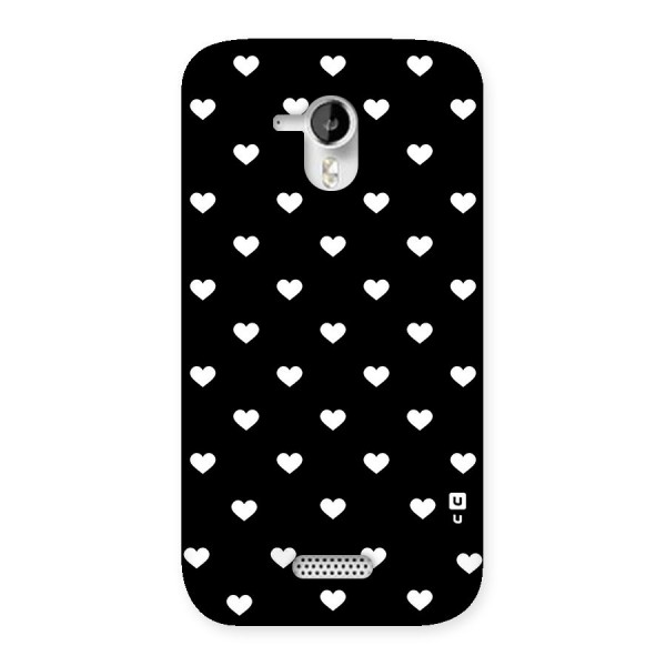 Seamless Hearts Pattern Back Case for Micromax Canvas HD A116