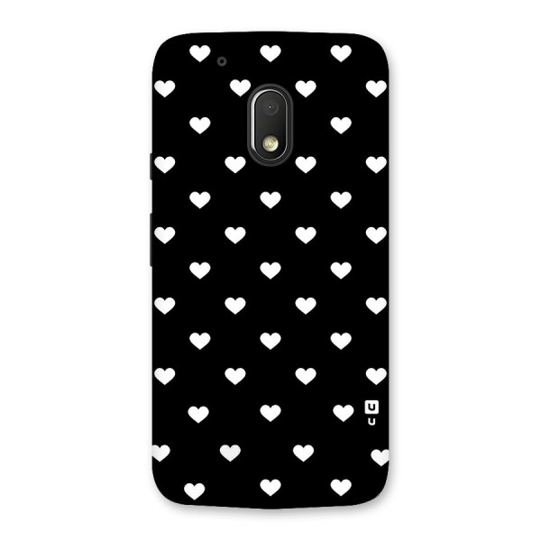 Seamless Hearts Pattern Back Case for Moto G4 Play