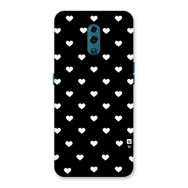 Seamless Hearts Pattern Back Case for Oppo Reno