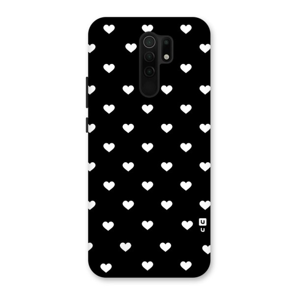 Seamless Hearts Pattern Back Case for Poco M2