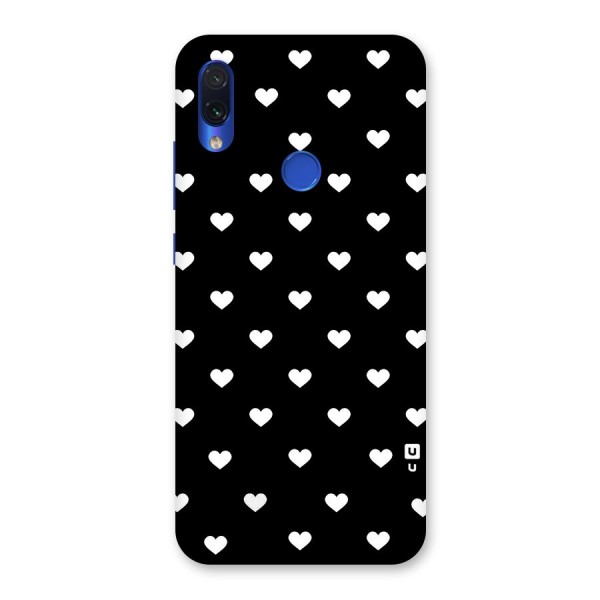Seamless Hearts Pattern Back Case for Redmi Note 7