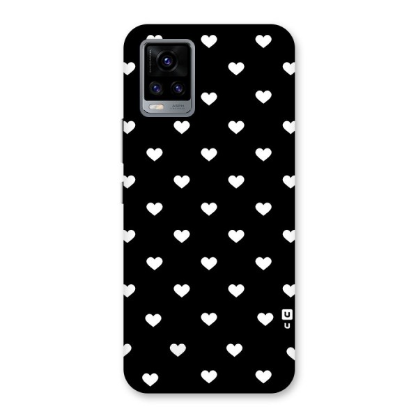 Seamless Hearts Pattern Back Case for Vivo V20