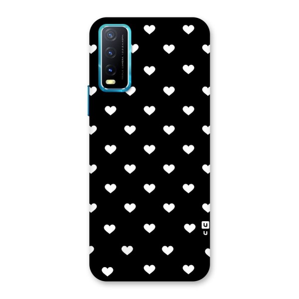 Seamless Hearts Pattern Back Case for Vivo Y20i