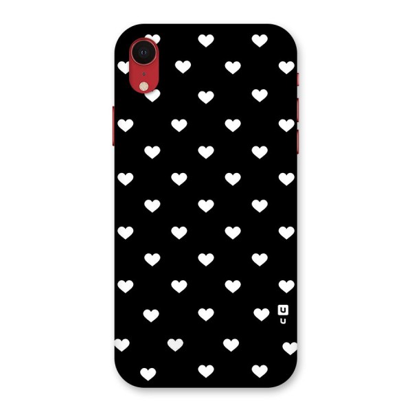 Seamless Hearts Pattern Back Case for iPhone XR