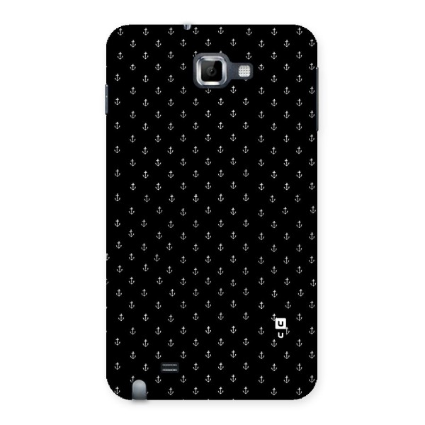 Seamless Small Anchors Pattern Back Case for Galaxy Note