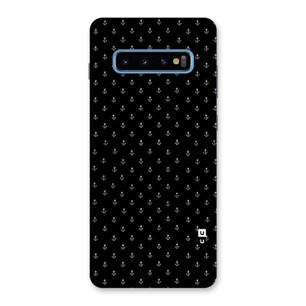 Seamless Small Anchors Pattern Back Case for Galaxy S10 Plus