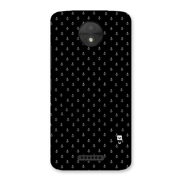 Seamless Small Anchors Pattern Back Case for Moto C