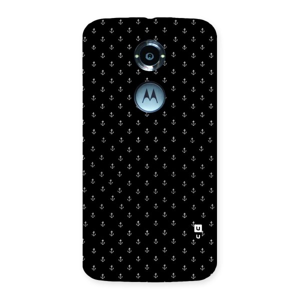 Seamless Small Anchors Pattern Back Case for Moto X 2nd Gen