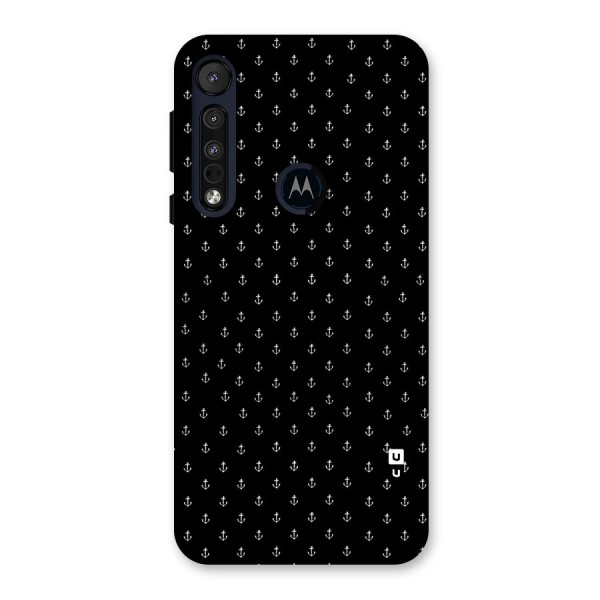 Seamless Small Anchors Pattern Back Case for Motorola One Macro