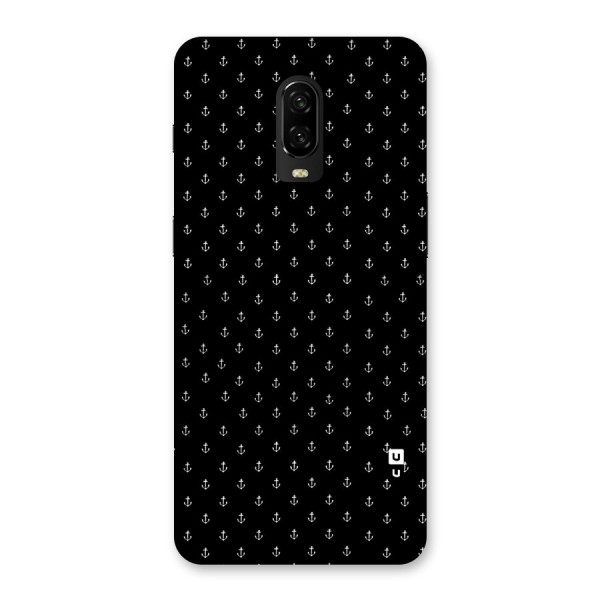 Seamless Small Anchors Pattern Back Case for OnePlus 6T