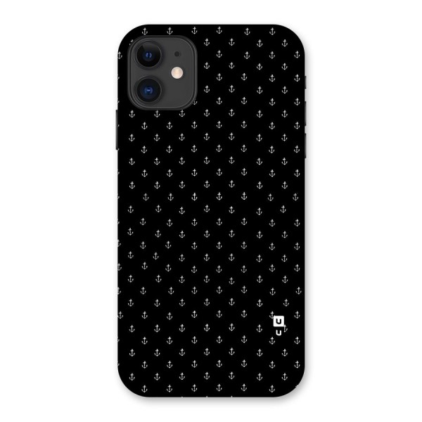 Seamless Small Anchors Pattern Back Case for iPhone 11