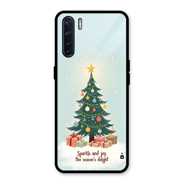 Seasons Delight Glass Back Case for Oppo F15