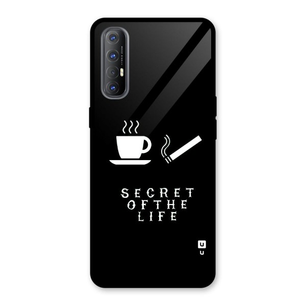 Secrate of Life Glass Back Case for Oppo Reno3 Pro