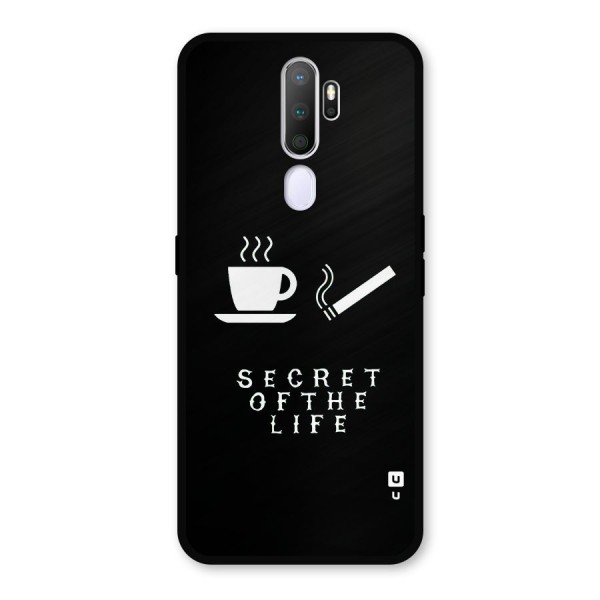 Secrate of Life Metal Back Case for Oppo A5 (2020)