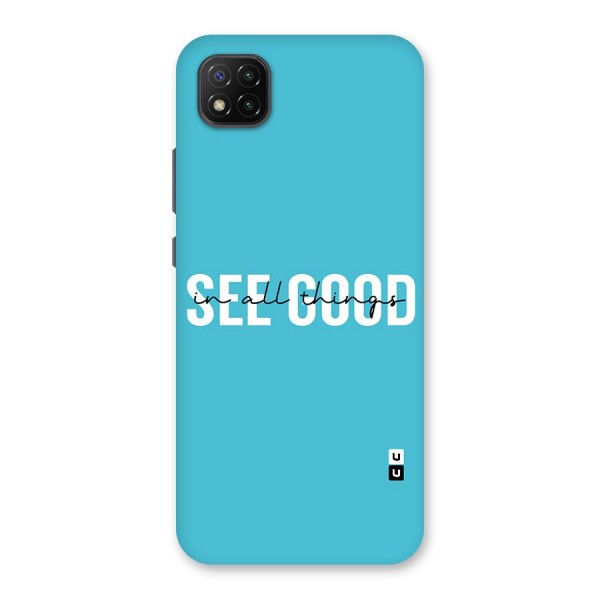See Good in All Things Back Case for Poco C3