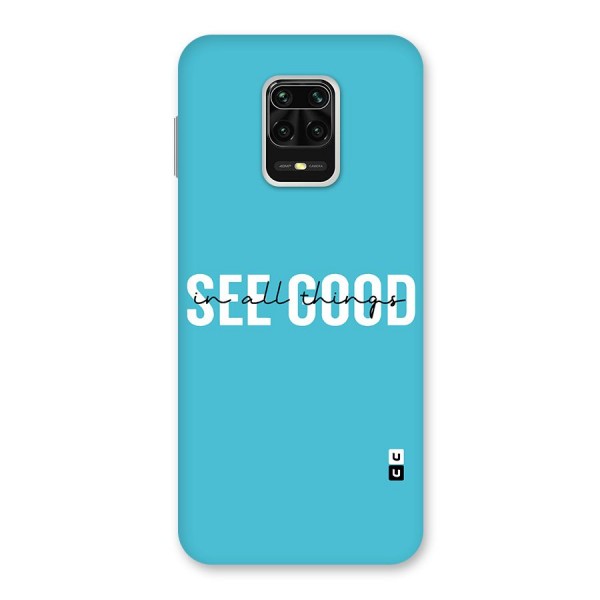 See Good in All Things Back Case for Redmi Note 9 Pro Max