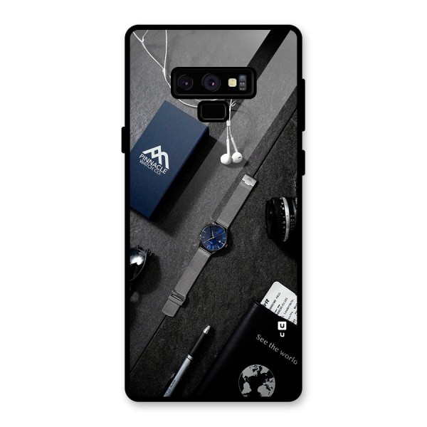 See The World Glass Back Case for Galaxy Note 9