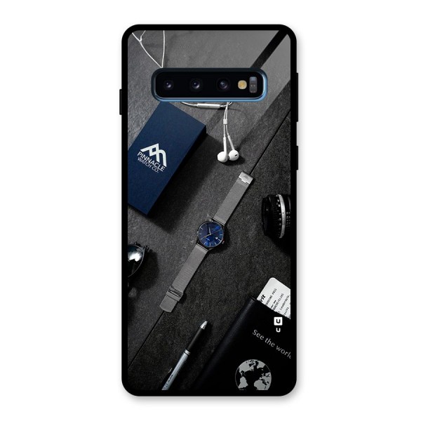 See The World Glass Back Case for Galaxy S10