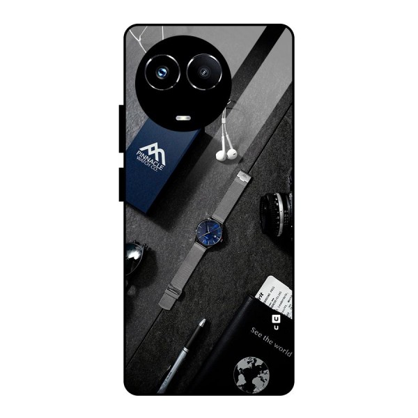 See The World Glass Back Case for Realme 11X