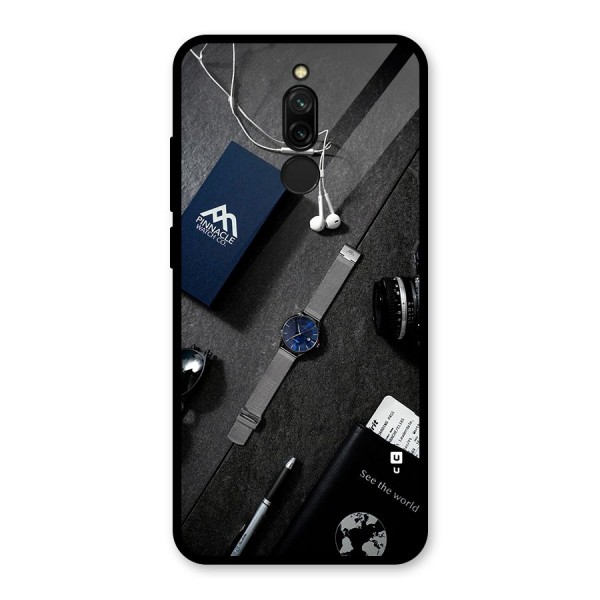 See The World Glass Back Case for Redmi 8