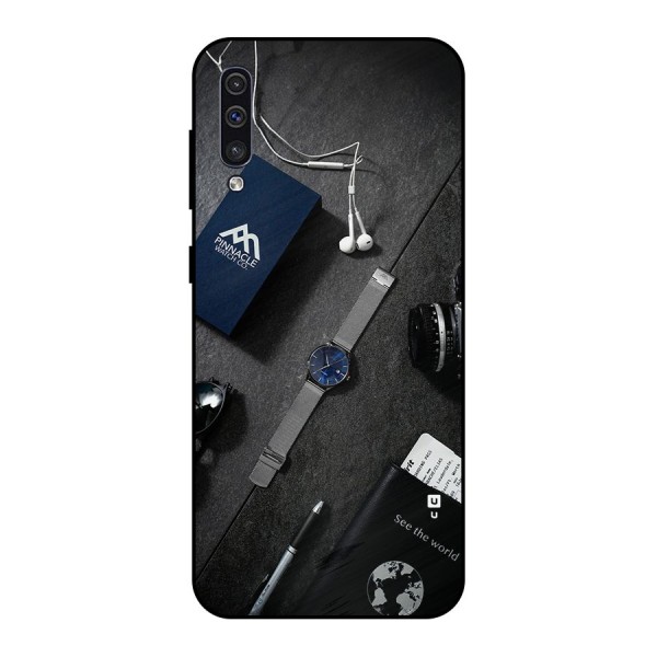 See The World Metal Back Case for Galaxy A30s