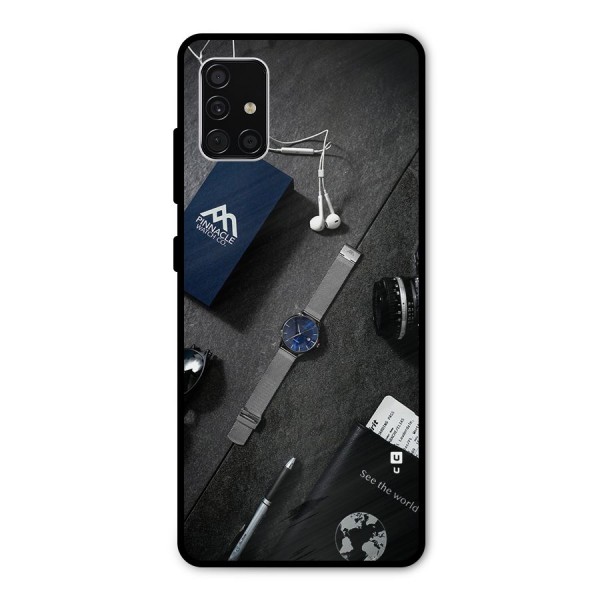 See The World Metal Back Case for Galaxy A51