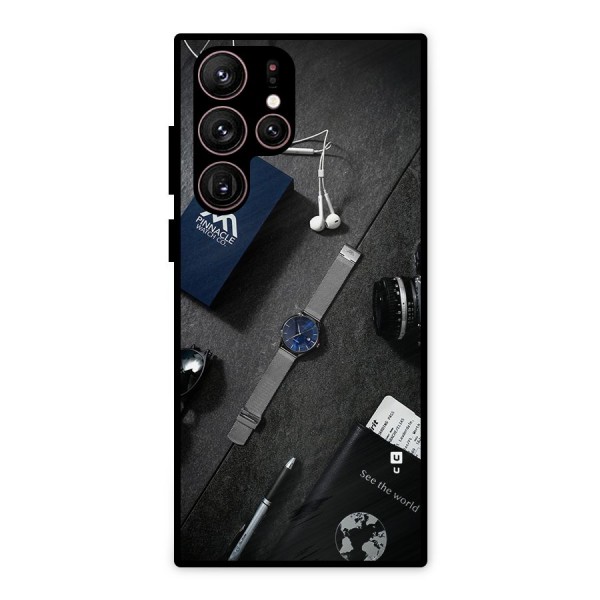 See The World Metal Back Case for Galaxy S22 Ultra 5G