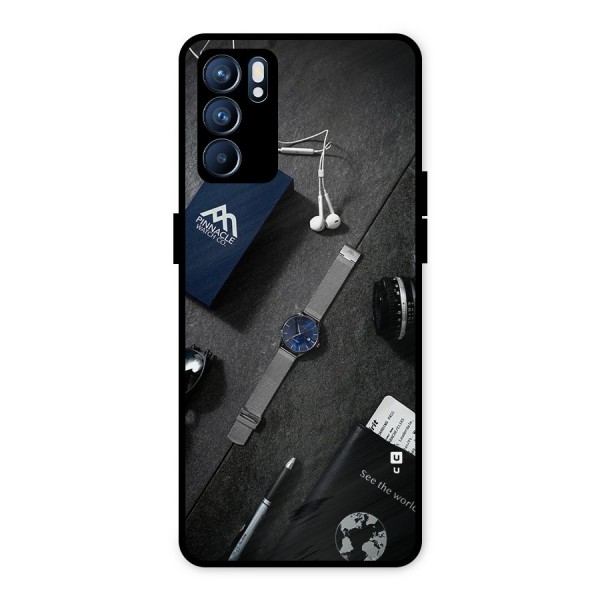 See The World Metal Back Case for Oppo Reno6 5G