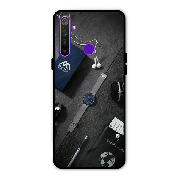 See The World Metal Back Case for Realme 5