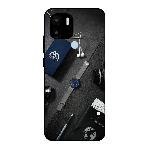See The World Metal Back Case for Redmi A1 Plus