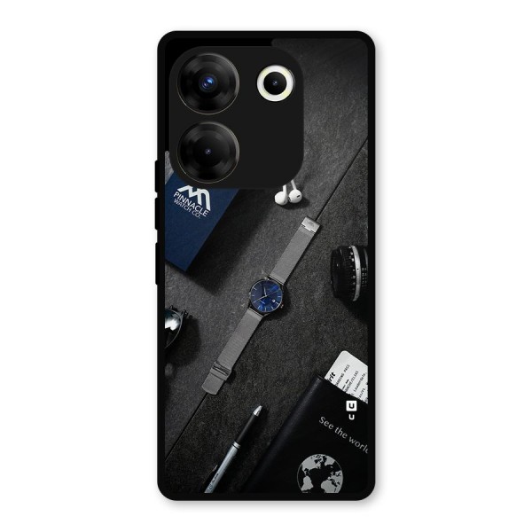 See The World Metal Back Case for Tecno Camon 20