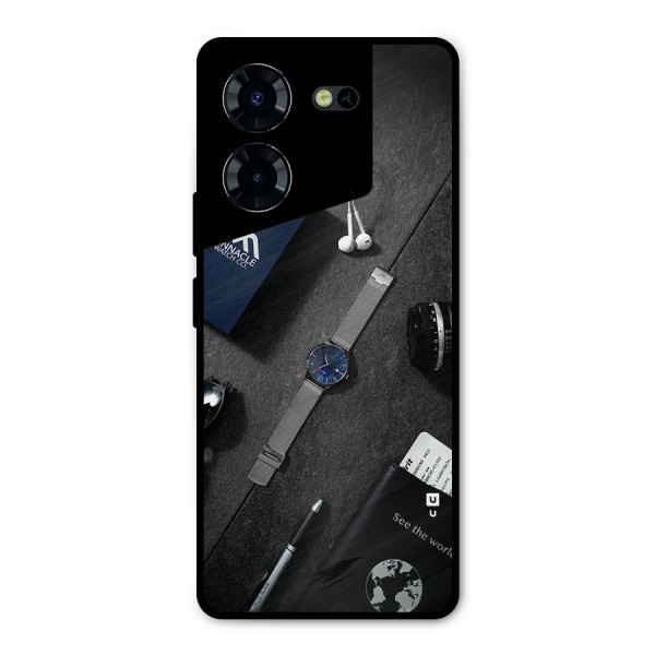 See The World Metal Back Case for Tecno Pova 5 Pro 5G