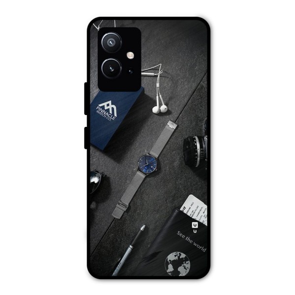 See The World Metal Back Case for Vivo T1 5G
