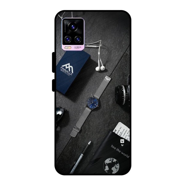 See The World Metal Back Case for Vivo V20 Pro