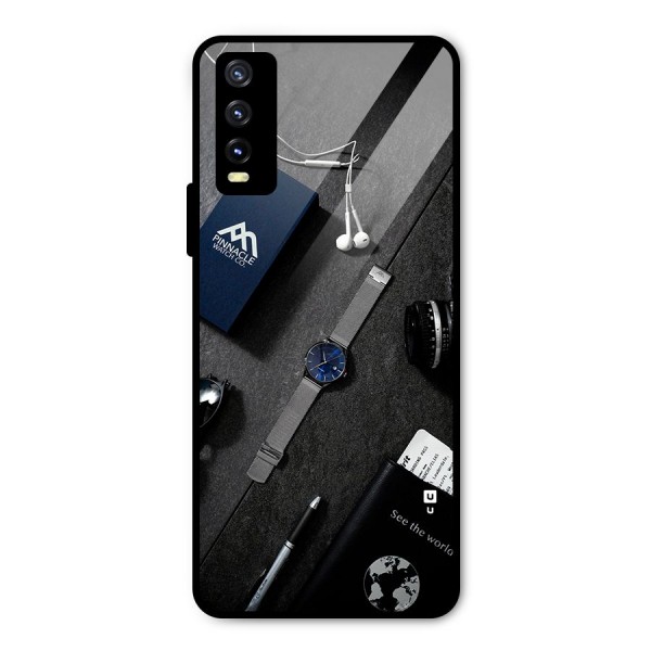 See The World Metal Back Case for Vivo Y20i