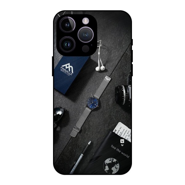 See The World Metal Back Case for iPhone 14 Pro Max