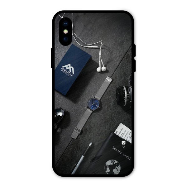 See The World Metal Back Case for iPhone X