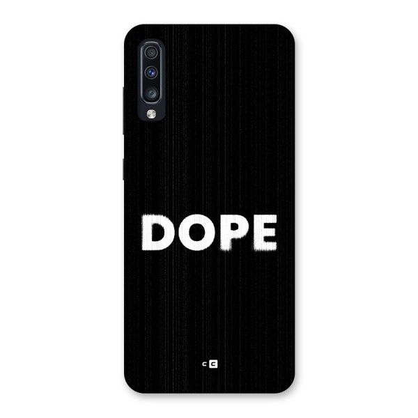 Sense Alert Back Case for Galaxy A70