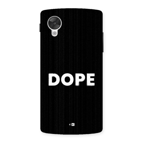 Sense Alert Back Case for Google Nexus 5