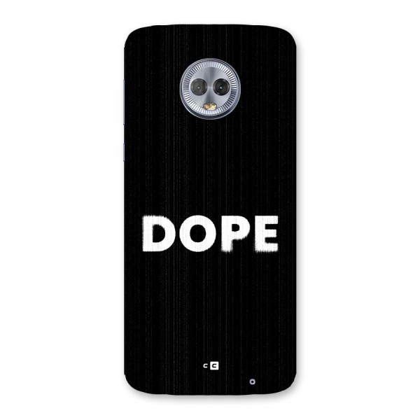 Sense Alert Back Case for Moto G6 Plus