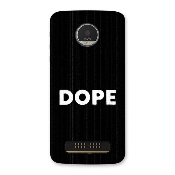 Sense Alert Back Case for Moto Z Play